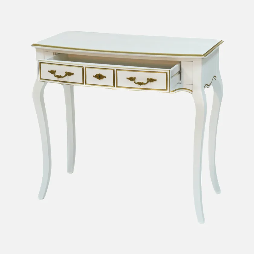 Консоль "Селина" (цвет белый с "золотой" патиной) "Tadorna Furniture"