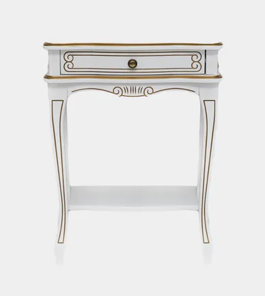 Подставка "Лиза-1" (цвет белый с "золотой" патиной) "Tadorna Furniture"