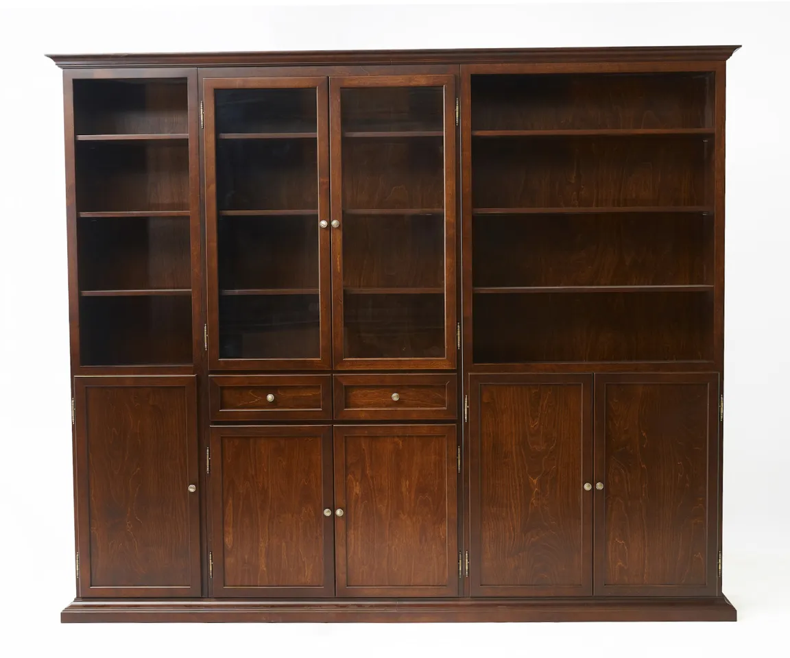 Шкаф-стенка "Онегин-160-257-260" цвет Орех "Tadorna Furniture"