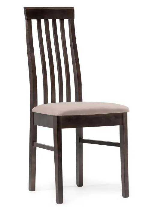 Стул классический "Рейнир" (Орех / Бежевый велюр) "Tadorna Furniture"