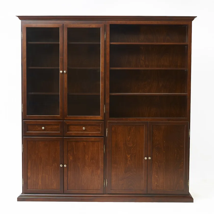 Шкаф-стенка "Онегин-257-260" цвет Орех "Tadorna Furniture"