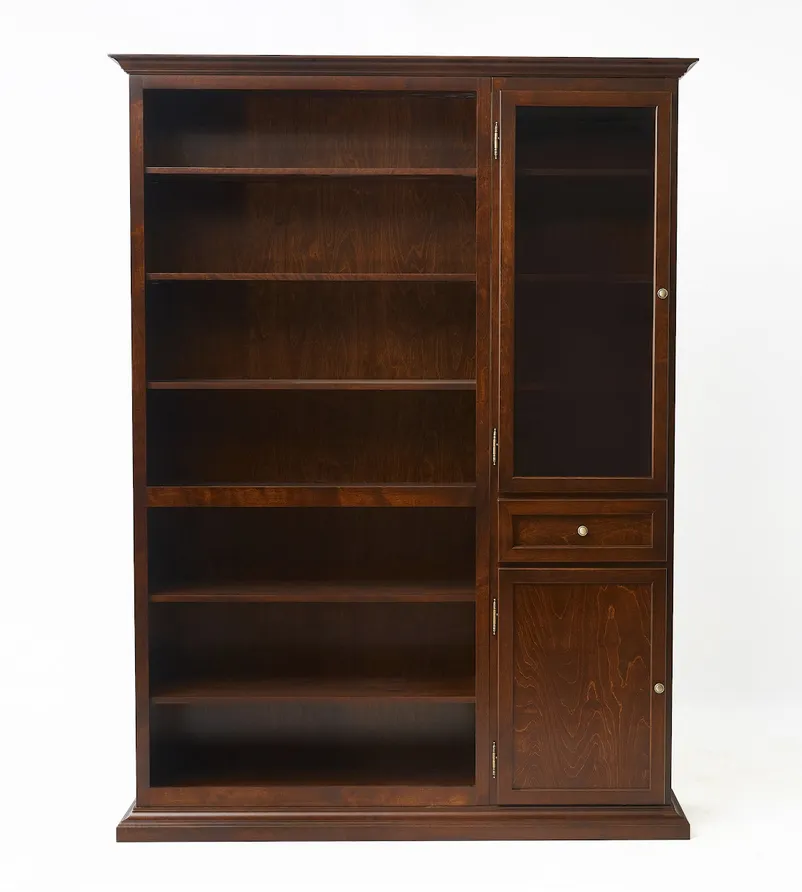 Шкаф-стенка "Онегин-259-157" цвет Орех "Tadorna Furniture"