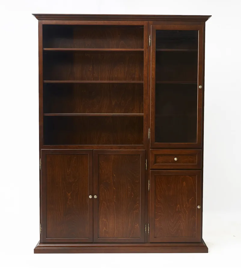 Шкаф-стенка "Онегин-260-157" цвет Орех "Tadorna Furniture"