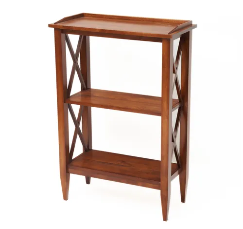 Стеллаж "Каверин-3" (цвет "Испанский орех") "Tadorna Furniture"