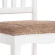 Стул классический "Виньетта" (Белый / Коричневый) "Tadorna Furniture"