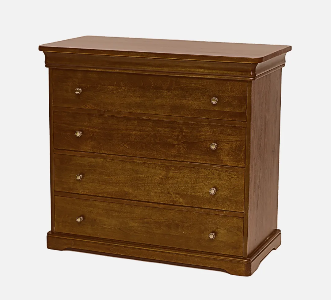 Комод "Гвидон" (цвет "Орех", 5 ящиков) "Tadorna Furniture"